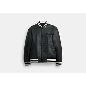 Leather Varsity Jacket